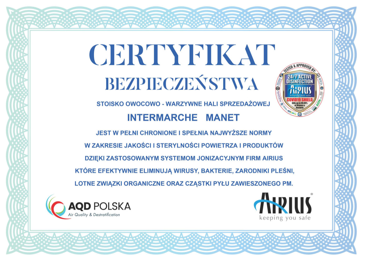 Read more about the article CERTYFIKAT BEZPIECZEŃSTWA